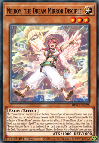 Neiroy, the Dream Mirror Disciple - BLVO-EN026 Common 1st Edition