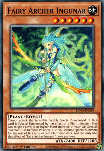 Fairy Archer Ingunar - BLVO-EN030 Common 1st Edition