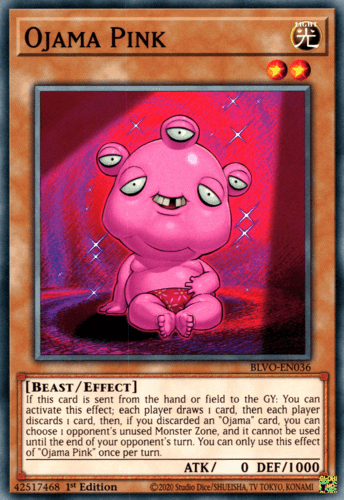 Ojama Pink - BLVO-EN036 Common 1st Edition