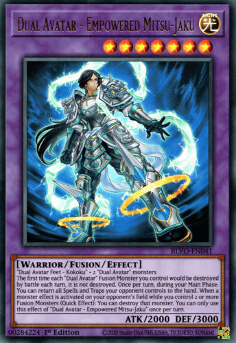 Dual Avatar - Empowered Mitsu-Jaku - BLVO-EN041 Ultra Rare 1st Edition
