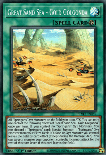 Great Sand Sea - Gold Golgonda - BLVO-EN055 Super Rare 1st Edition
