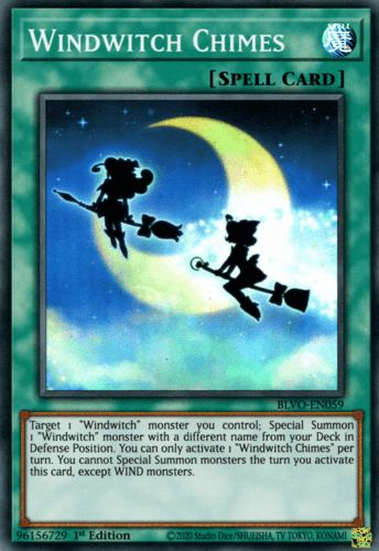 Windwitch Chimes - BLVO-EN059 Super Rare 1st Edition