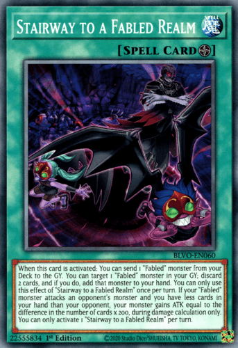 Stairway to a Fabled Realm - BLVO-EN060 Common 1st Edition