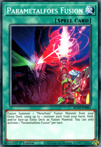 Parametalfoes Fusion - BLVO-EN061 Common 1st Edition
