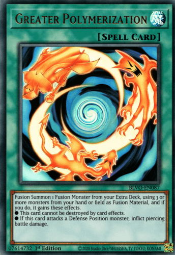 Greater Polymerization - BLVO-EN087 Ultra Rare 1st Edition