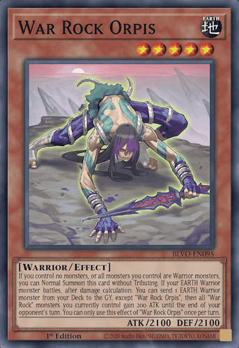 War Rock Orpis - BLVO-EN095 Common 1st Edition