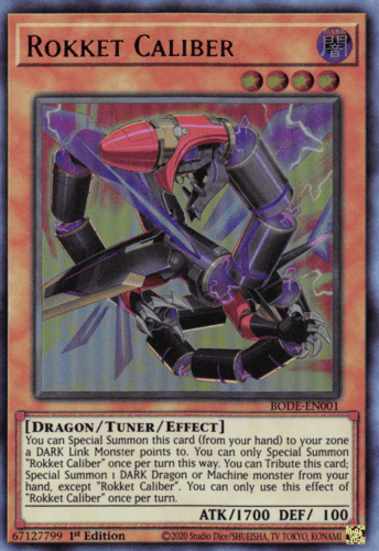 Rokket Caliber - BODE-EN001 Ultra Rare 1st Edition