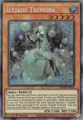 Icejade Tremora - BODE-EN010 Secret Rare 1st Edition