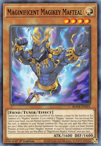 Maginificent Magikey Mafteal - BODE-EN021 Common 1st Edition