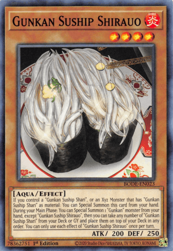 Gunkan Suship Shirauo - BODE-EN023 Common 1st Edition