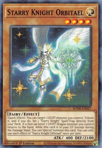 Starry Knight Orbitael - BODE-EN027 Common 1st Edition