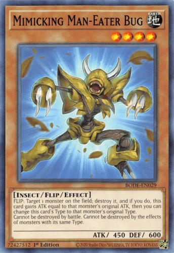 Mimicking Man-Eater Bug - BODE-EN029 Common 1st Edition