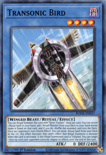 Transonic Bird - BODE-EN037 Common 1st Edition