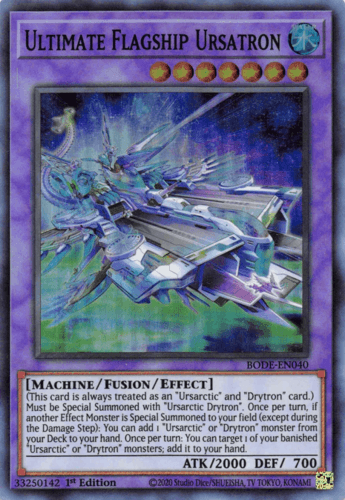 Ultimate Flagship Ursatron - BODE-EN040 Super Rare 1st Edition