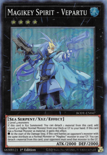 Magikey Spirit - Vepartu - BODE-EN047 Super Rare 1st Edition