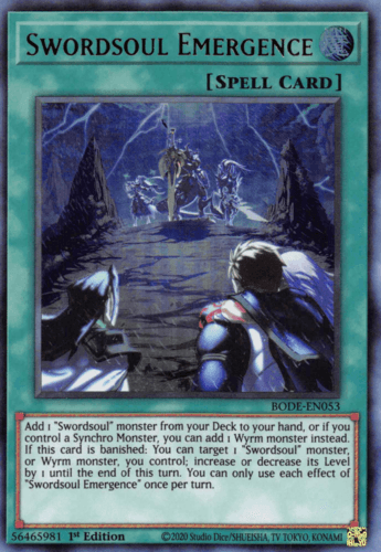 Swordsoul Emergence - BODE-EN053 Ultra Rare 1st Edition