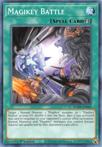 Magikey Battle - BODE-EN062 Common 1st Edition