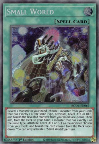 Small World - BODE-EN069 Secret Rare 1st Edition