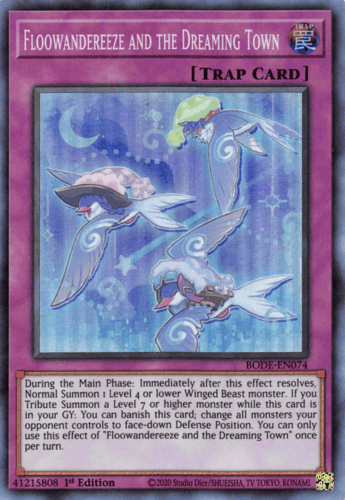 Floowandereeze and the Dreaming Town - BODE-EN074 Super Rare 1st Edition