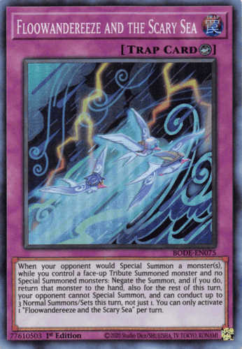 Floowandereeze and the Scary Sea - BODE-EN075 Super Rare 1st Edition