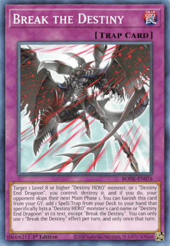 Break the Destiny - BODE-EN076 Common 1st Edition