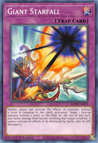 Giant Starfall - BODE-EN079 Common 1st Edition