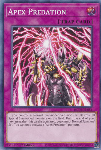 Apex Predation - BODE-EN084 Common 1st Edition