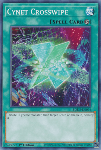 Cynet Crosswipe - BODE-EN096 Common 1st Edition