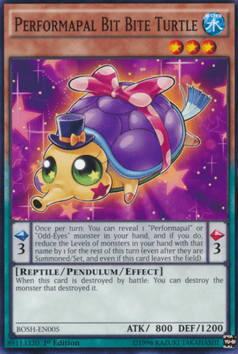 Performapal Bit Bite Turtle - BOSH-EN005 Common Unlimited