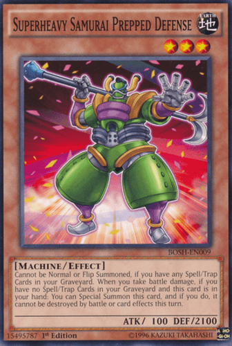 Superheavy Samurai Prepped Defense - BOSH-EN009 Common Unlimited