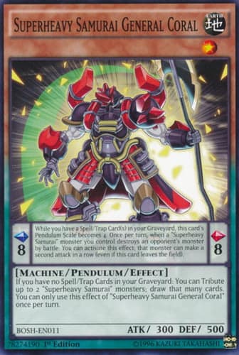 Superheavy Samurai General Coral - BOSH-EN011 Common Unlimited
