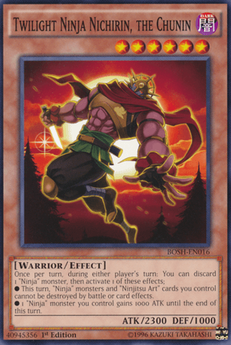 Twilight Ninja Nichirin, the Chunin - BOSH-EN016 Common 1st Edition