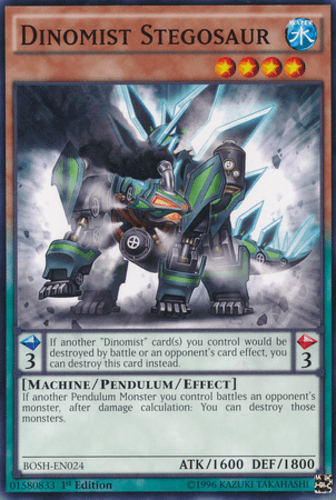 Dinomist Stegosaur - BOSH-EN024 Common 1st Edition