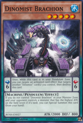 Dinomist Brachion - BOSH-EN027 Common 1st Edition