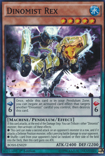 Dinomist Rex - BOSH-EN029 Super Rare Unlimited