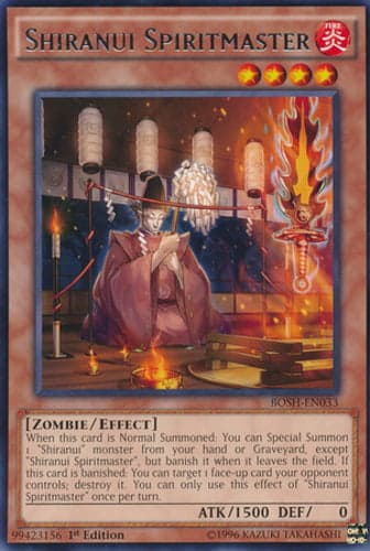 Shiranui Spiritmaster - BOSH-EN033 Rare 1st Edition