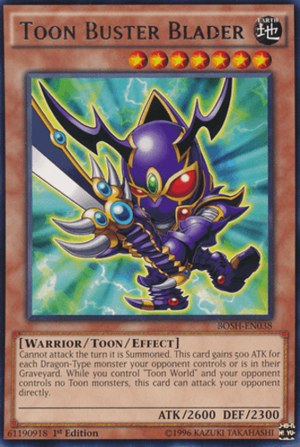Toon Buster Blader - BOSH-EN038 Rare 1st Edition