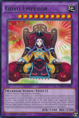 Goyo Emperor - BOSH-EN044 Rare 1st Edition