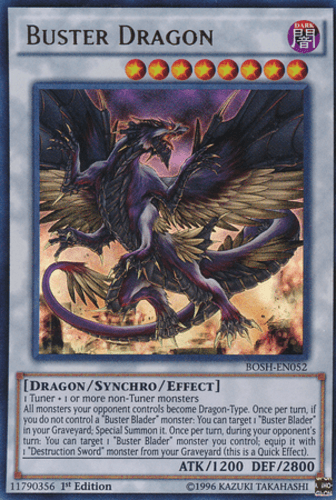 Buster Dragon - BOSH-EN052 Ultra Rare 1st Edition