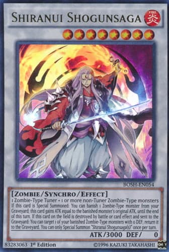 Shiranui Shogunsaga - BOSH-EN054 Ultra Rare 1st Edition