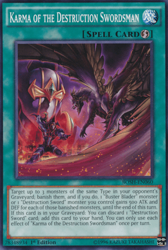 Karma of the Destruction Swordsman - BOSH-EN060 Common Unlimited