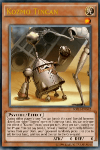 Kozmo Tincan - BOSH-EN082 Ultra Rare 1st Edition