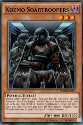 Kozmo Soartroopers - BOSH-EN083 Super Rare 1st Edition