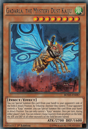 Gadarla, the Mystery Dust Kaiju - BOSH-EN087 Rare 1st Edition