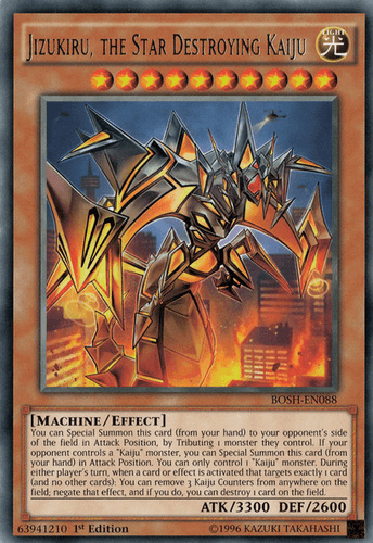 Jizukiru, the Star Destroying Kaiju - BOSH-EN088 Rare Unlimited