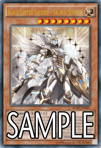 Black Luster Soldier - Sacred Soldier - BOSH-EN097 Ultra Rare 1st Edition