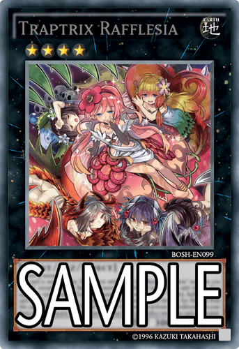 Traptrix Rafflesia - BOSH-EN099 Secret Rare 1st Edition