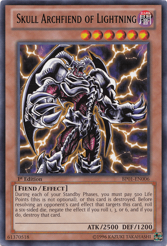 Skull Archfiend of Lightning - BP01-EN006 Starfoil Rare Unlimited