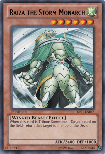 Raiza the Storm Monarch - BP01-EN015 Rare Unlimited