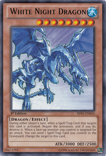 White Night Dragon - BP01-EN016 Starfoil Rare Unlimited